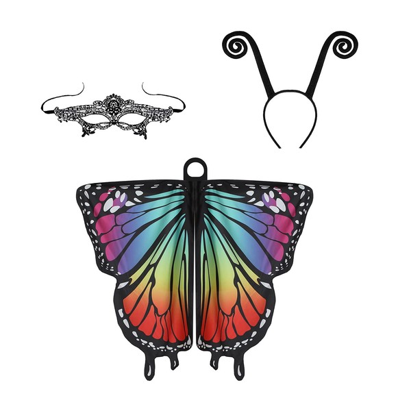 YukiniYa Plus Size Halloween Costume For Women Butterfly Wings with
