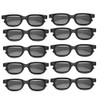 Giilayky Giilayky 10Pcs Polarized Passive 3D Glasses for Cinema IMIX