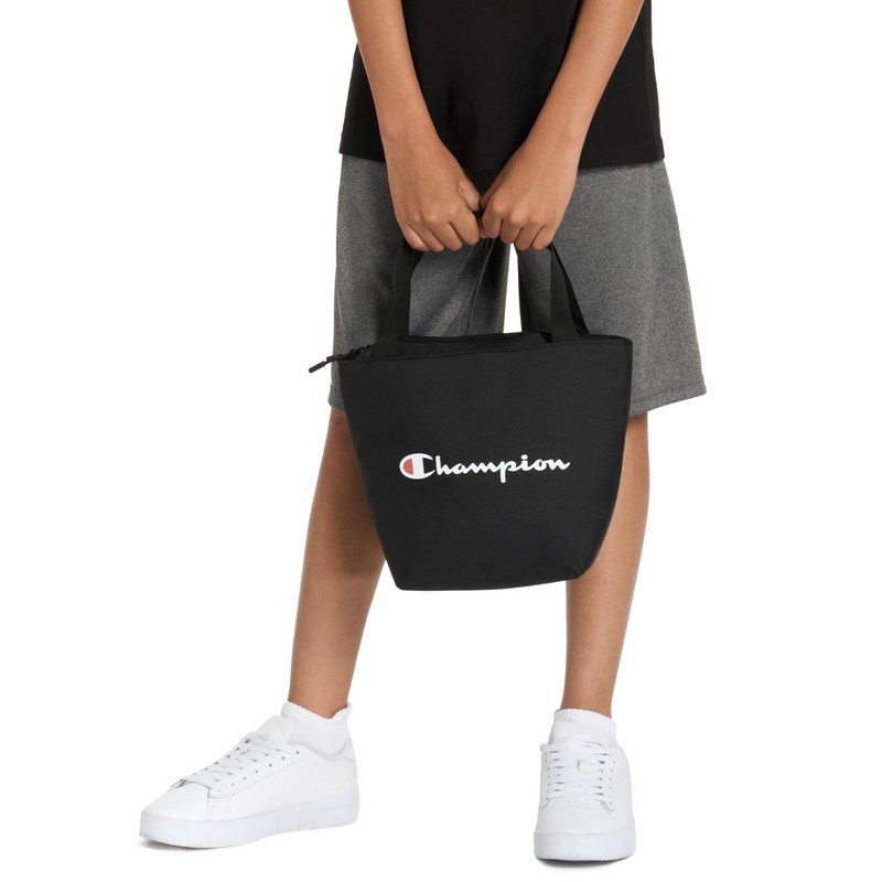 Champion Fresh Tote Lunch Kit, Black, One Size