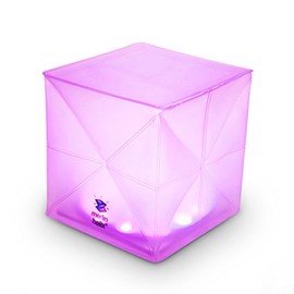 Solight Design SolarPuff Helix, Outdoor Portable Waterproof Solar-Powered Light, Multicolor, 1 Each