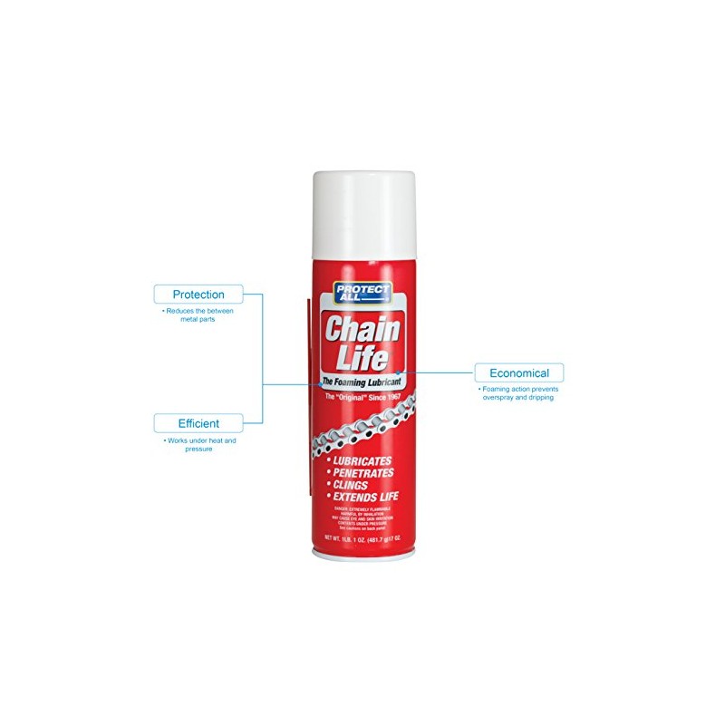 Protect All Chain Life Foaming Lubricant - 17 oz -