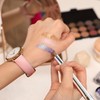 Quacc Double-ended Lip Makeup Brush, Retractable Lip Brush for Lipstick,