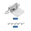 sourcing map Cabinet Kitchen Inset Hinges, 2Pcs 1/2" Overlay Semi-Concealed