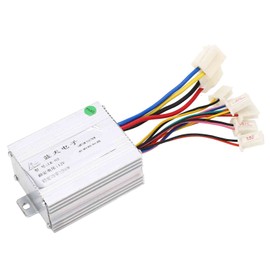 Bicycle Motor Controller Set, 12 V 500 W Speed Control Electric Bicycle Foot Gas Pedal Aluminium Alloy Heat Dissipation for Modification