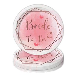 Niwieoi 10 PCS Party Paper Plates,Hen Party Plates,Bride to Be Disposable Plates,Party Tableware,Hen Do Accessories,Hen Party Accessories,for Hen Party,Bridal Shower,Bachelorette Party