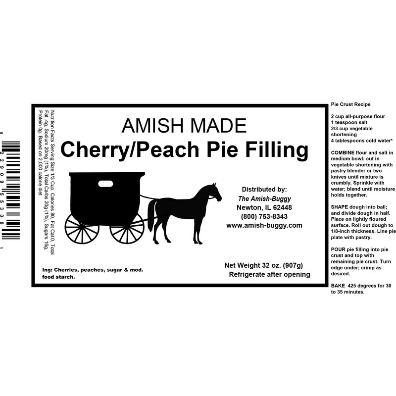 Amish Pie Filling and Topping - (Two - 32 Oz
