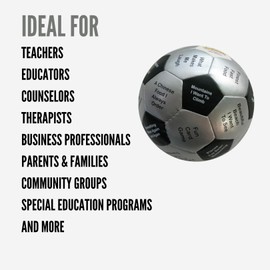 Talicor Thumball - Ice Breaker Social Skills Ball for Teachers, Counselors, Team Building & Business Meetings