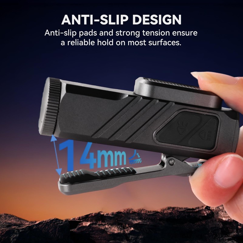 sofirn ST10 EDC Clip-ON Flashlight Rechargeable with 660nm Deep Red
