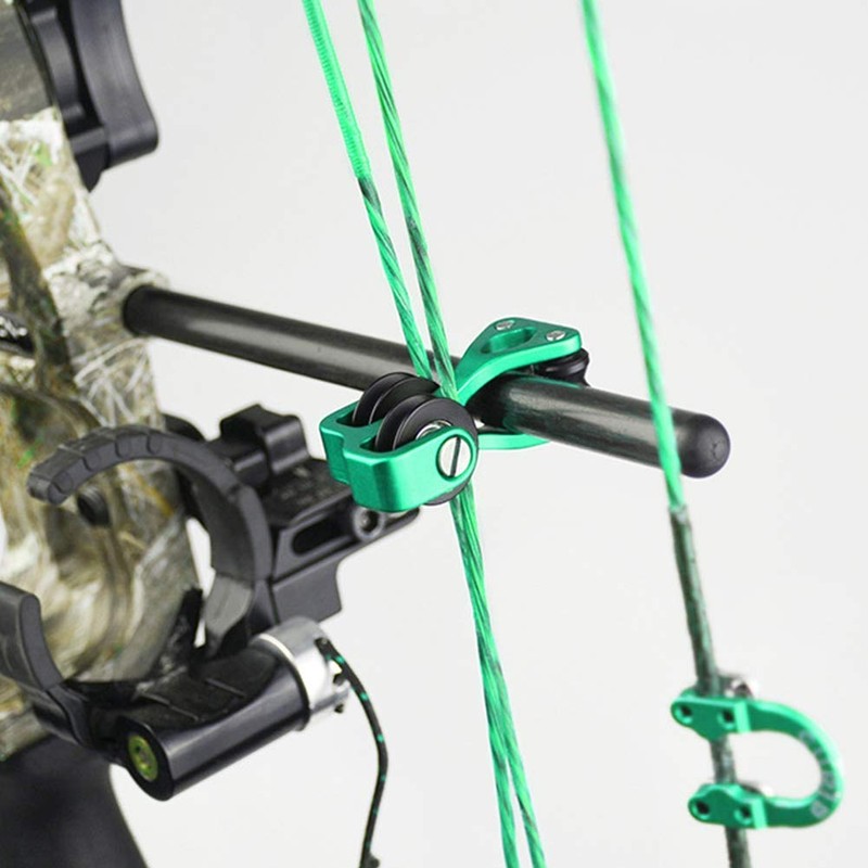 MUNEFE Compound Bow String Stop, Archery Cable Slide, Bow String