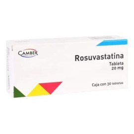 Rosuvastatina 20mg Caja Con 30 Tabletas