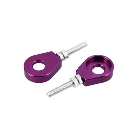 Simson S51 Set of 2 Chain Tensioners for Swingarm Anodised Aluminium Purple