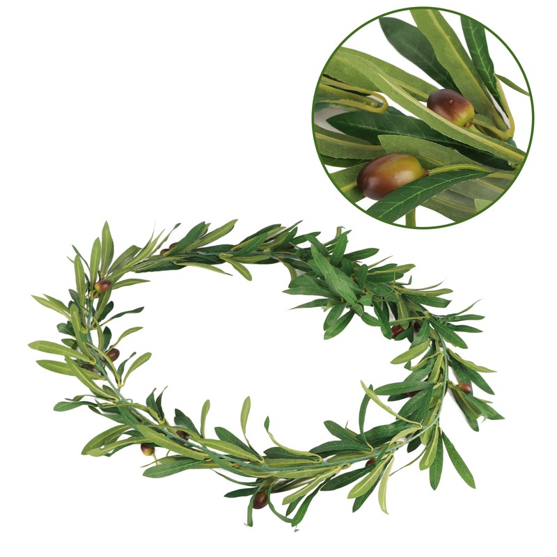 Olive Fruit Cane Wedding Backdrop Decoration Simulation Olive Leaf Cane