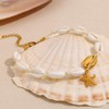 Starfish Shell Anklet for Women Ocean Stars Dangle Anklets Bohemian