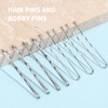 Teenitor Silver Bobby Pins for Gray Hair, Silver Hair Pins,