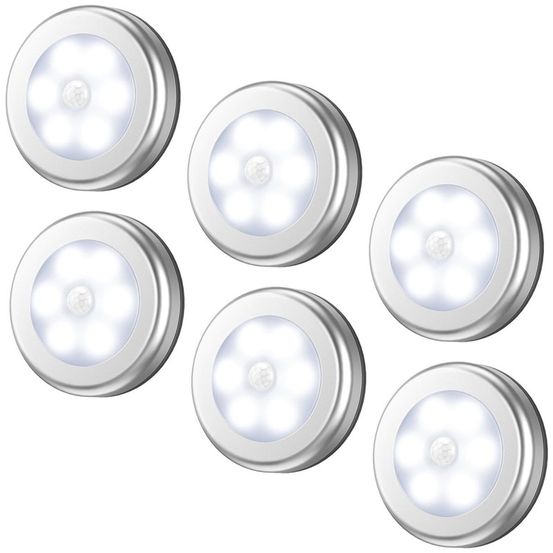 AMIR Upgraded 3.15” Motion Sensor Light, Cordless Battery-Powered LED Night