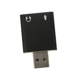Operitacx USB Externe Soundkarte mit Kopfhörer Mikrofonanschluss Treiberfreier Adapter für Pc Laptop für Spiele Aluminiumgehäuse Kompakt Leicht