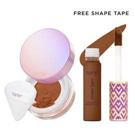 tarte #RushTok Survival Kit - shape tape & creaseless powder:_57S rich sand + cinnamon