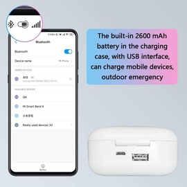 InEar Bluetooth 5.0 Headset TWS Wireless Earphones Mini Earbuds Stereo Headphones IPX7