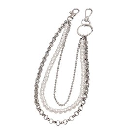 Punk personality Chain Belt, street wear, youth, Hip Hop Chains for Pants Pearl