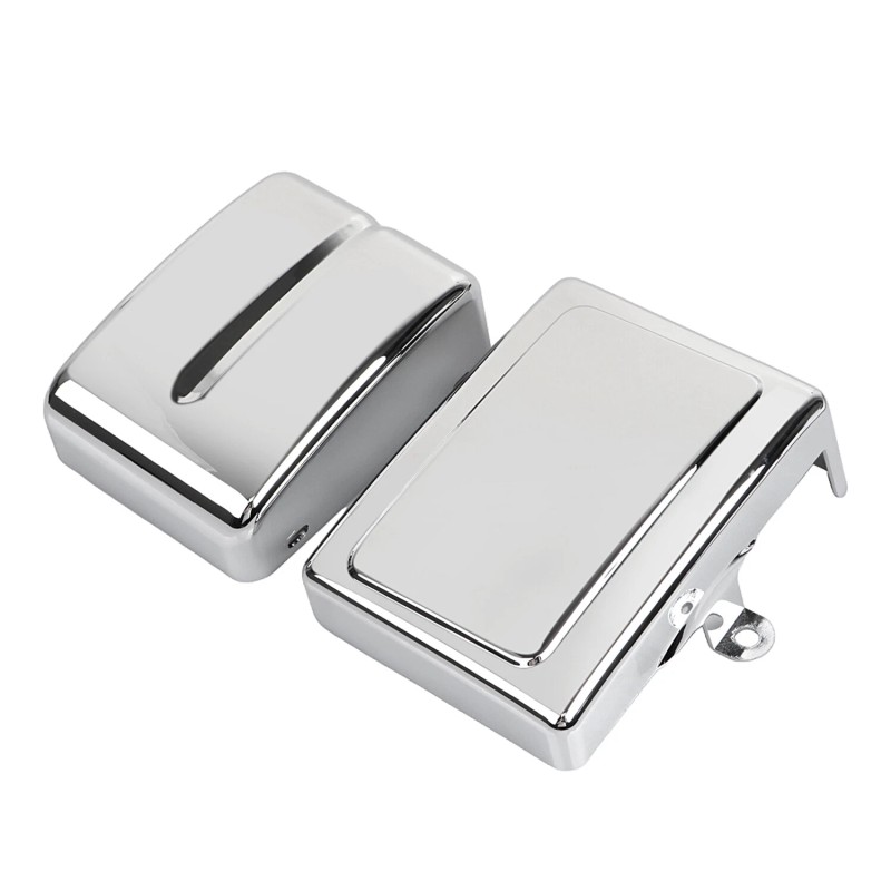 Unbranded Chrome Battery Box Side Cover For Harley Dyna Street