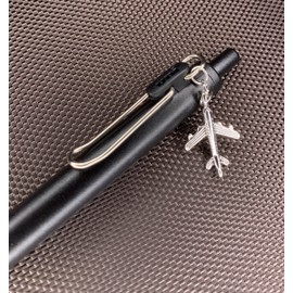 Airplane Jet Aircraft Flight Ballpoint Pen Gel Ink Black 0.5mm