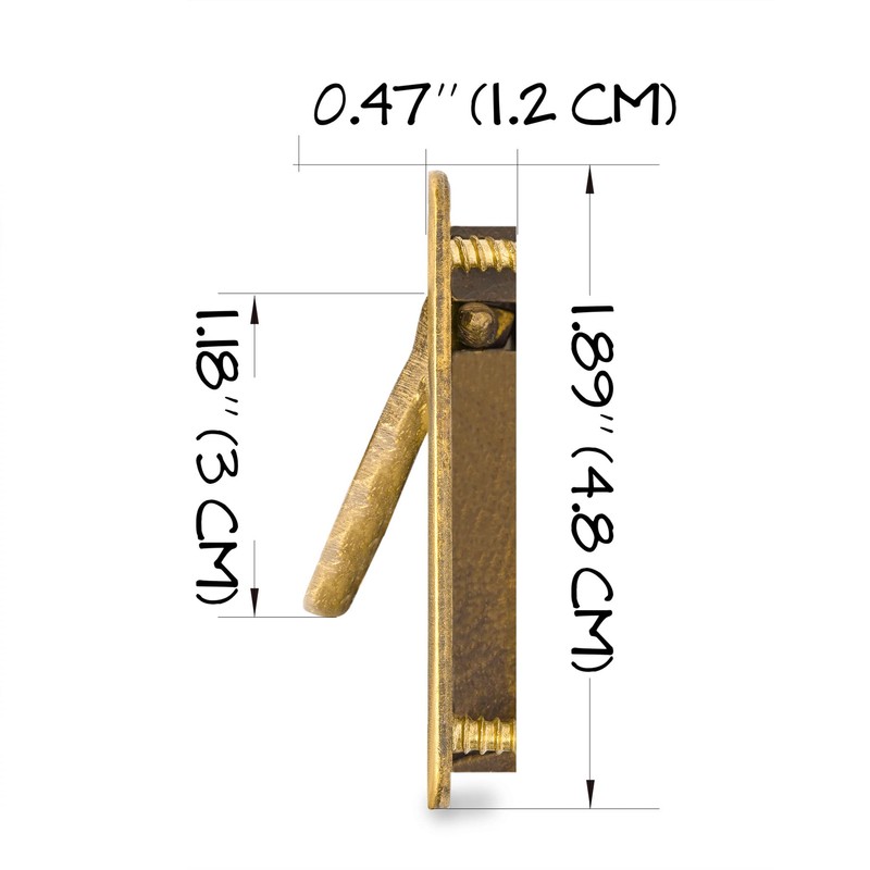 Hardware Philosophy Creativity Brass Box and Drawer Handle Hardware Pulls