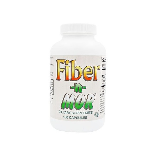 Fiber n Mor Digestive Supplement with Psyllium by Omnitrition 180