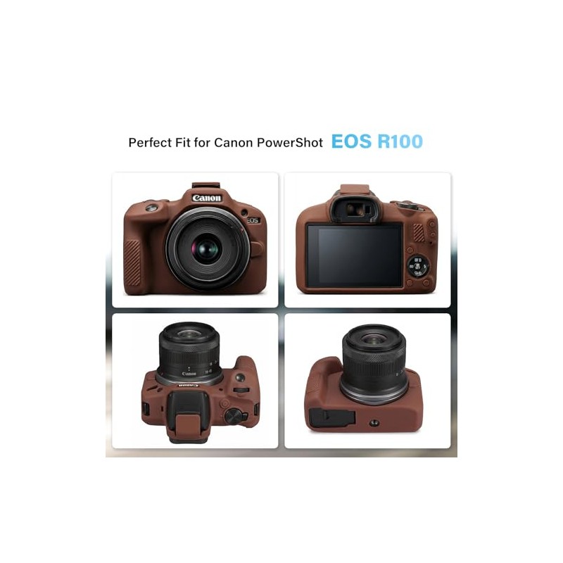 Funda protectora para cámara Canon EOS R100, de silicona suave