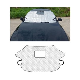 TNAIYH Car Windshield Sunshade Cover, 4-Layer Thickened Foldable Vehicle Front Windscreen Shade Protector for Horizontal Recorder, Auto Window Sun Shade Cover, Fit for Sedan SUV Truck