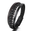 SUS ATTIRE Premium Quality Men's Leather Bracelets in Black and