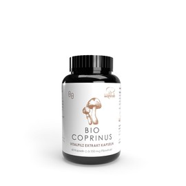 Pilze Wohlrab - Coprinus Extrakt Kapseln Bio, Reines Schopftintling Vitalpilz Extrakt, Acerola Vitamin C - Bio-Qualität - 60 Kapseln