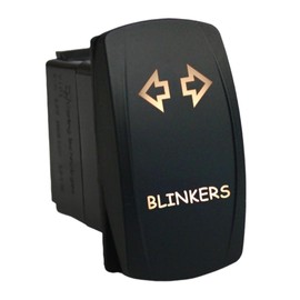 12V 20A / 24V 10A ON-OFF Rocker Switch BLINKERS 676W Universal fits Toyota Nissan Holden Mitsubishi Ford Amarok etc. dual LED in white