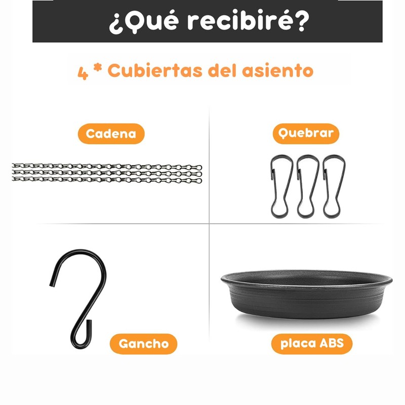 Ukipos Comedero para Aves Colgante, Bebedero para Pájaros, Comedero para