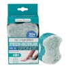Spongables Pedi Scrub Foot Exfoliating 20+ Wash Sponge, Ocean Breeze,