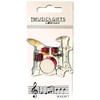 Music Gifts: Company Fridge Magnet Approx 9cm - Drum Kit
