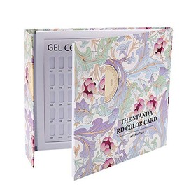 Libro de Exhibición de Uñas, 120 Colores Tabla de Colores de Uñas Exhibición de Esmalte de Arte de Uñas Muestras de Color de Uñas de Salón Profesional