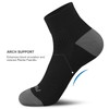 PAPLUS Ankle Compression Socks for Women 6 Pairs, Running Athletic