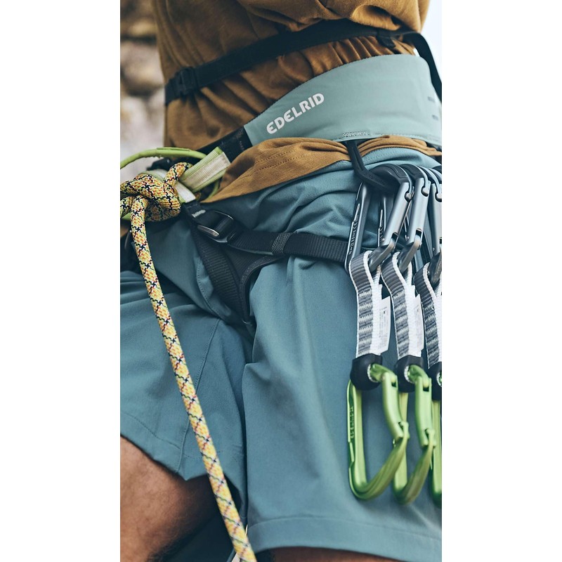 EDELRID Allround Sendero Climbing Harness, Colour: Mineral Blue, Size: L