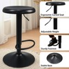 KBISHTIE Adjustable Bar Stools Set of 2, Backless Swivel Round