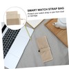 OHPHCALL Smart Watch Strap Storage Pouch Canvas Bag for Daily
