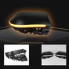 ZDEERAOTO LED Rear Side Mirror Light DRL Amber Sequential Turn