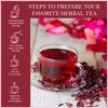 Tealeaf & Co. Hibiscus Tea with Hibiscus Flowers Extract -