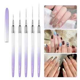 Frogued Nail Drawing Brush Nail Stuff DIY Nail Art Liner Brush Painting Multifunctional Nail Supplies,Nail Art Brushes,Nail Art and Polish (20mm)
