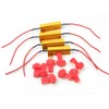 RHX 4pcs Load Resistor Fix LED Bulb Fast Flash Turn