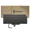PAEBAI+ Replacement Laptop Keyboard Backlit Compatible with Dell XPS 17