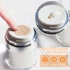 OSALADI 4pcs Airless Pump Jars: Empty Makeup Cosmetic Jar, Acrylic