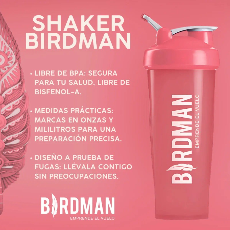 Birdman 1.02kg + Creatina 450g + Shaker + Glúteo Peptonas