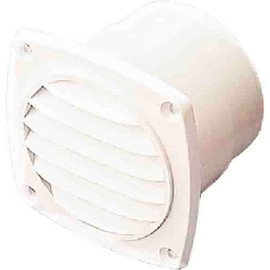Sea-dog Line Vent 4 Square W/flange White 337415
