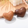 Garneck 2Pcs Wooden Heart Ornaments Handheld Heart Lucky Charm Special