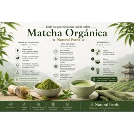Té Matcha Orgánica Premium 100 Natural Polvo 500g                                                                                                     